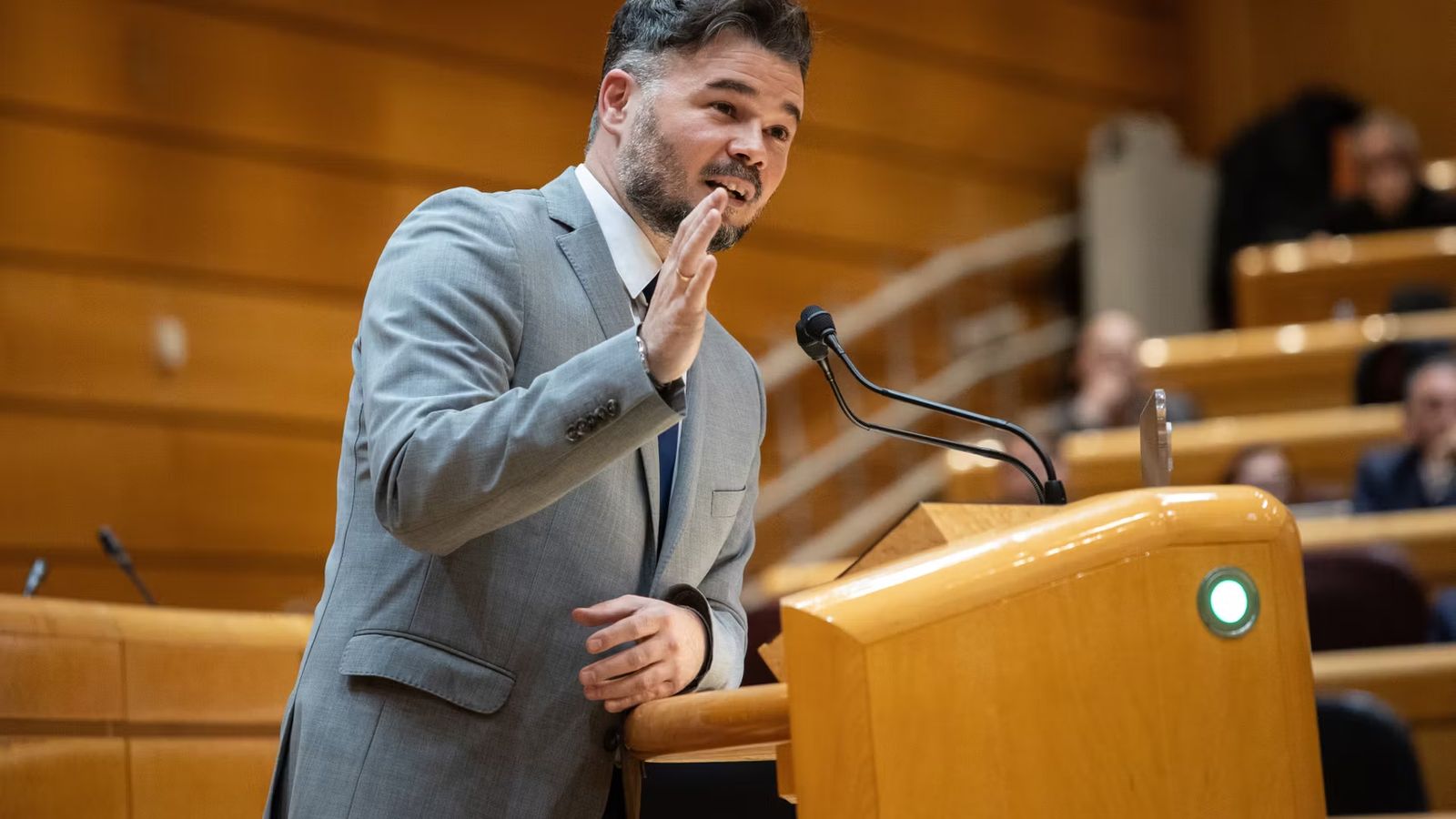 Oriol Junqueras y Gabriel Rufián, dirigentes de Esquerra Republicana