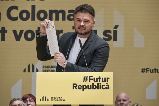 Gabriel Rufián interviniendo en el pleno del Congreso de los Diputados